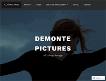 Tablet Screenshot of demontepictures.com